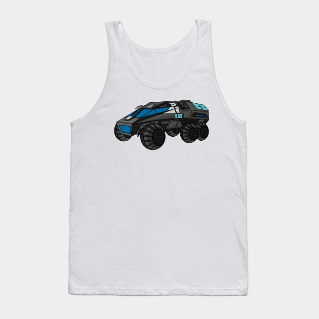 Mars Rover, Space Car Tank Top by IDesign23